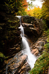 Flume gorge waterfall