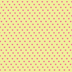Heart background vector pattern - St Valentines day illustration repeating hearts popular love heart decor inspiration idea