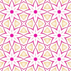 Fototapeta premium Seamless pattern background with multi-colored wavy lines.