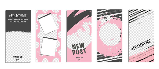 Editable Stories template