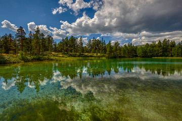 Obraz premium Norway, stunning landscape, Lom, Oppland,