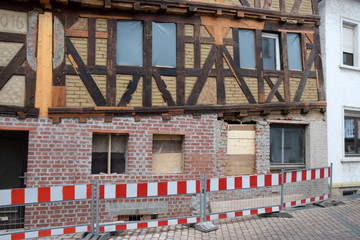 Bauarbeiten an einem Altbau