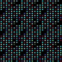 Abstract seamless pattern background with multicolored various rhombuses.