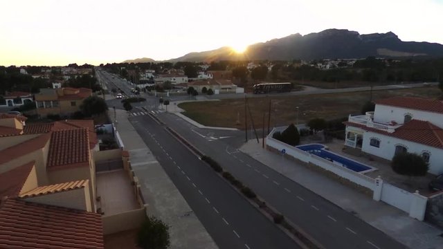 Im&aacute;genes de un vecindario de Tarragona grabado con un dron