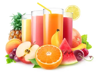 Keuken spatwand met foto Fruit juices © ChaoticDesignStudio