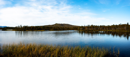 Panoramic lake