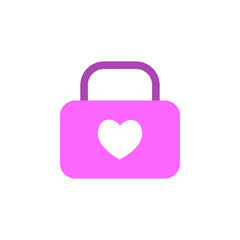 Valentines day,love  bag icon. Element of Web Valentine day icon for mobile concept and web apps. Detailed Valentines day,love  bag icon can be used for web and mobile