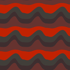 Seamless pattern background with multi-colored wavy lines.