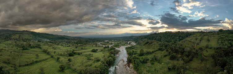 Costa Rica landscapes - beautiful nature - Rio General, Cerro Chirripo