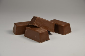 chocolate isolated on white background