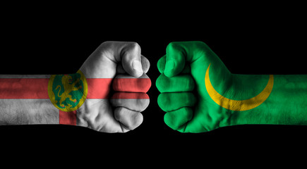Fototapeta premium Alderney vs Mauritania