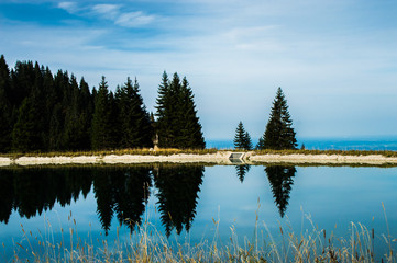 Fototapeta premium Mount Brauneck, Bavaria, Germany