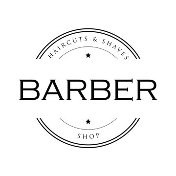 Barber vintage sign stamp