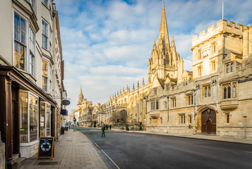 Oxford High street, England