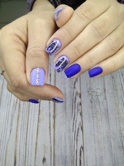 glamorous beautiful manicure