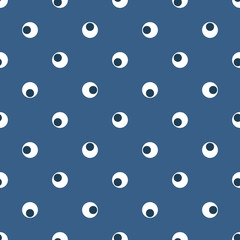 Abstract seamless pattern with dots, circles. Round background. Vector illustration.