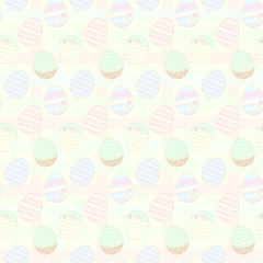 Easter Eggs Seamless Pattern