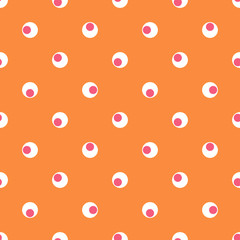 Abstract seamless pattern with dots, circles. Round background. Vector illustration.