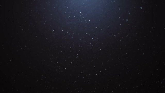 Abstract background with moving and flicker particles. On beatiful relaxing Background.