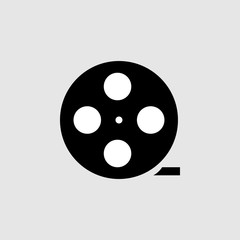 Movie film icon. Element of Theatre icon for mobile concept and web apps. Detailed Movie film icon can be used for web and mobile