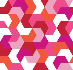 Seamless pattern. Endless background of geometric shapes. Arrow seamless pattern. Geometric pattern. Wallpaper. Vector illustration.