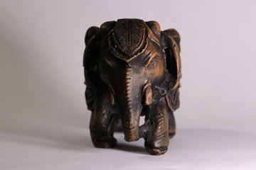 statuette of an elephant from sandalwood