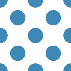 Blue round seamless pattern. Geo background. Vector illustration.