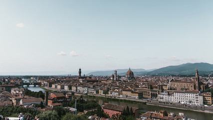 Fototapeta na wymiar Panorama Florencji