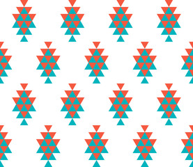 Triangular background. Seamless geometric pattern. Seamless abstract triangle geometrical background. Infinity geometric pattern. Vector illustration.