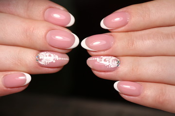beautiful gel lacquer manicure