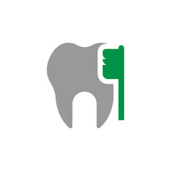 Brush and clean icon. Element of Dental Care icon for mobile concept and web apps. Detailed Brush and clean icon can be used for web and mobile