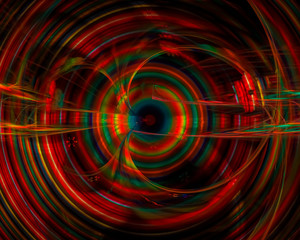 abstract digital fractal, fantasy design