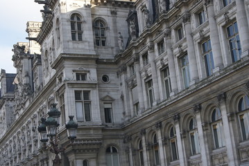 Fototapeta na wymiar hotel de ville . paris