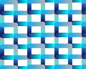 neon blue blue grid on white background