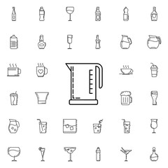 Electric kettle dusk icon. Drinks & Beverages icons universal set for web and mobile