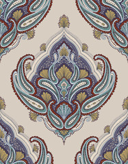 Seamless Pattern : Paisley Style