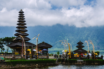 The Pura Ulun Danu Bratan temple