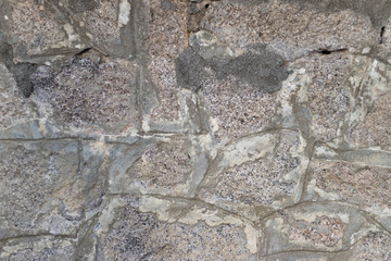 Texture of a wall made of stones.
