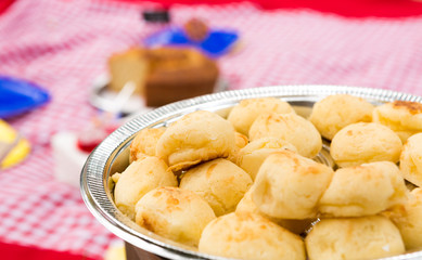 Cheese bread is a mining food, Brazil