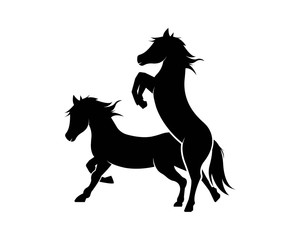 Horse Logo Template Vector illustration