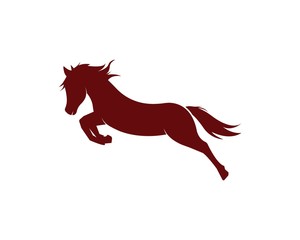 Fototapeta na wymiar Horse Logo Template Vector illustration