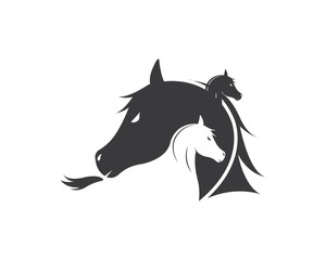 Horse Logo Template Vector illustration