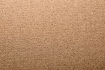 Fototapeta na wymiar Brown paper bag texture as background, top view