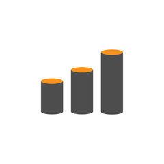 Analytic and cylinder icon. Element of financial, diagrams and reports icon for mobile concept and web apps. Detailed Analytic and cylinder icon can be used for web and mobile