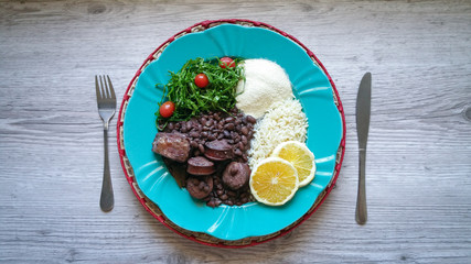 Feijoada, traditional Brazilian food