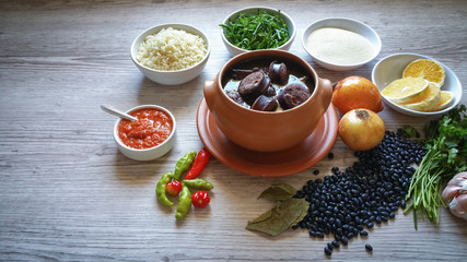 Feijoada, traditional Brazilian food