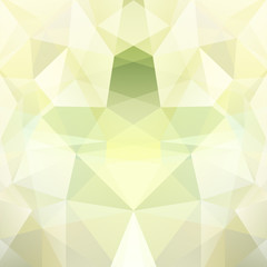 Fototapeta premium Abstract geometric style background. Vector illustration. Pastel green, white colors.