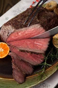 Roast Beef Rustic Style