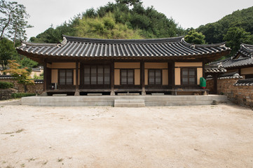 Fototapeta na wymiar 한국 전통마을