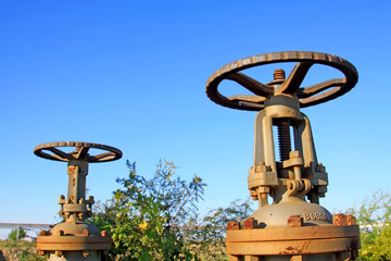 oxidation rust pipeline valve